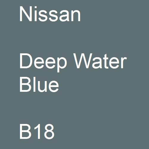 Nissan, Deep Water Blue, B18.